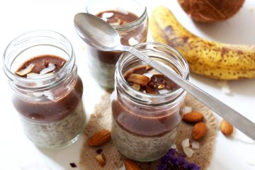 Chia puding s bananom i kakaom
