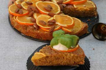 Torta s palentom, narančom i bademima