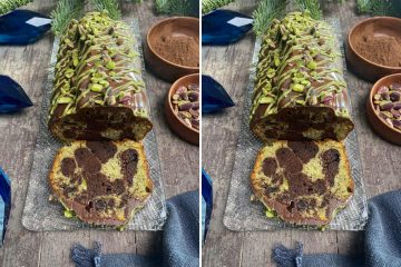 Elegantni mramorni kolač: spoj čokolade i pistacija za blagdanske dane