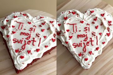 Može i bez kalupa: pripremite voljenoj osobi tortu u obliku srca po receptu Ive Erić