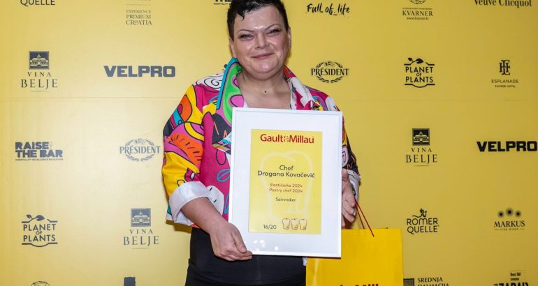 Dodijeljene nagrade Gault&Millau: najbolja slastičarka je Dragana Kovačević