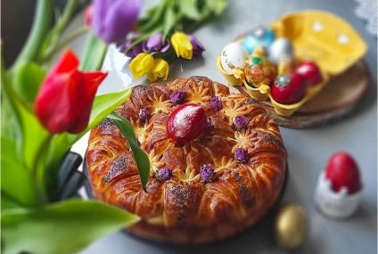 Sunce na uskršnjem stolu: izradite ovu efektnu pogaču