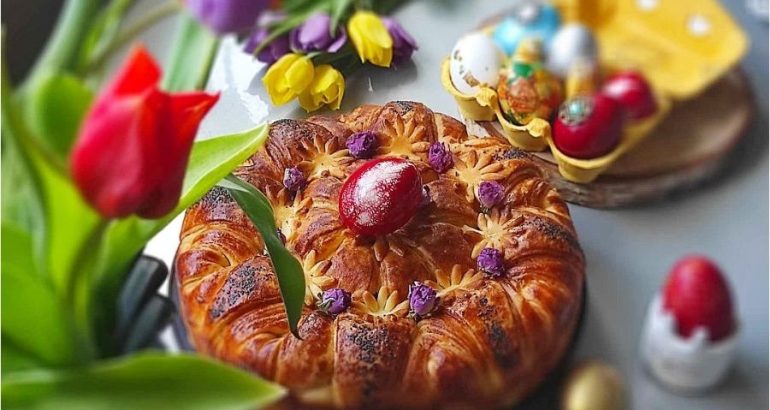 Sunce na uskršnjem stolu: izradite ovu efektnu pogaču