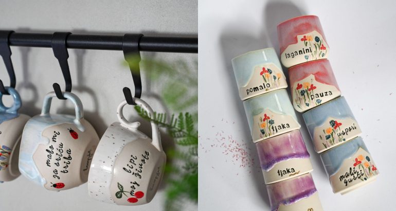 Jedinstvene šalice iz male radionice: La.pjat je omiljeni splitski brend keramike