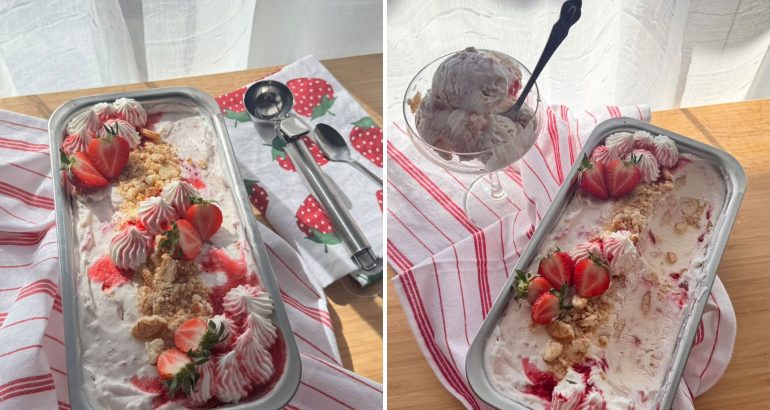 Cheesecake sladoled: idealno slatko osvježenje za vruće ljetne dane